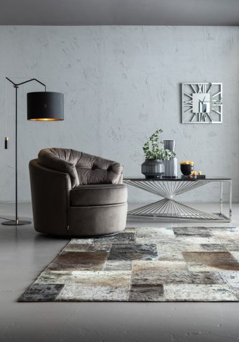 KARE DESIGN Loungesessel, Music Hall Grau