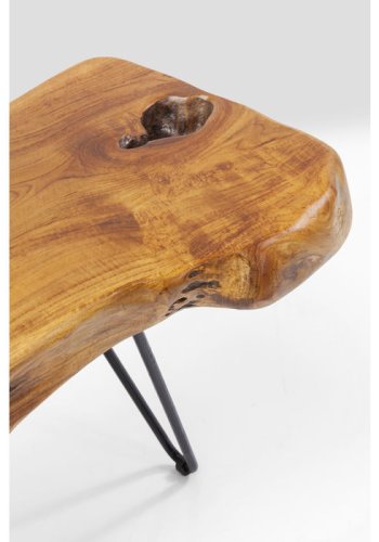 KARE DESIGN Aspen sofabord - naturlig teak/stl (106x41)