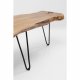 KARE DESIGN Aspen sofabord - naturlig teak/stl (106x41)