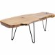 KARE DESIGN Aspen sofabord - naturlig teak/stl (106x41)