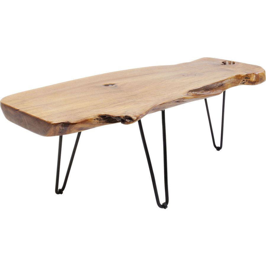 KARE DESIGN Aspen sofabord - naturlig teak/stl (106x41)