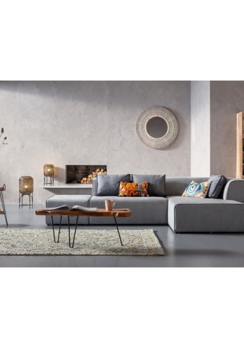 KARE DESIGN Aspen sofabord - naturlig teak/stl (106x41)