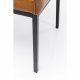 KARE DESIGN Thinktank Brown Sessel - braunes Kunstleder/Stahl, mit Armlehnen