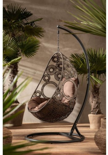 KARE DESIGN Ibiza hngestol - stl og polyester