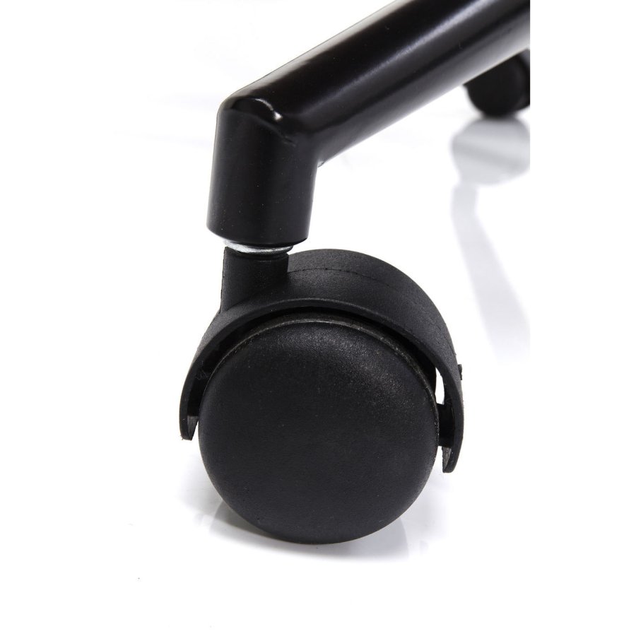 KARE DESIGN Check Out kontorstol - sort kunstlder/natur finér/sort stl, m. hjul og armln