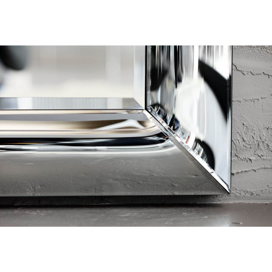 KARE DESIGN Bounce Wandspiegel - Glas/Silber Spiegelglas/MDF, rechteckig (207x99) 