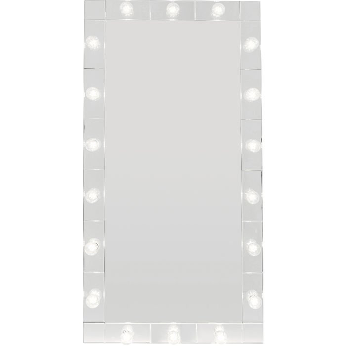 KARE DESIGN rektangulr Flor Mirror Make Up vgspejl - spejlglas (160x80)