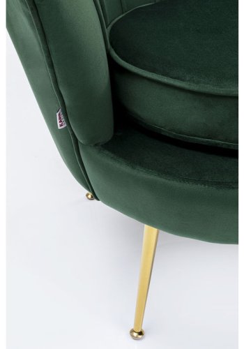 KARE DESIGN Water Lily grn lnestol, m. armln - grn polyester og stl