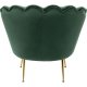 KARE DESIGN Water Lily grn lnestol, m. armln - grn polyester og stl