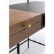 KARE DESIGN Vanity makeup bord, m. 2 rum - spejlglas, valnd krydsfiner og stl
