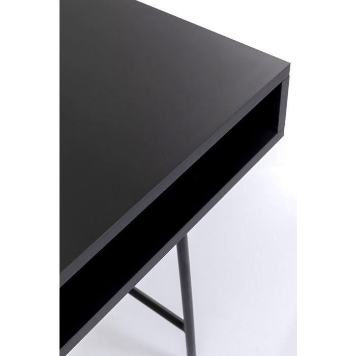 KARE DESIGN Vanity makeup bord, m. 2 rum - spejlglas, valnd krydsfiner og stl