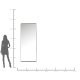KARE DESIGN Ombra MO vgspejl, rektangulr - spejlglas og sort stl (80x200)