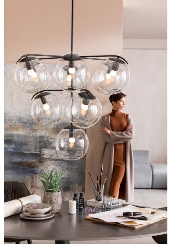 KARE DESIGN Grande Possibilita spisebord, oval - keramik dolomit og sort aluminium (180x120) 