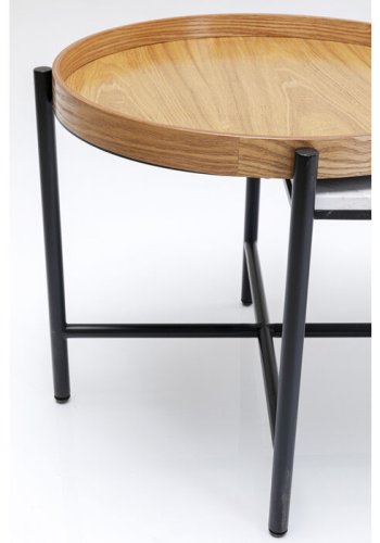 KARE DESIGN Layered sofabord - marmor, ask krydsfiner, stl (128x55)