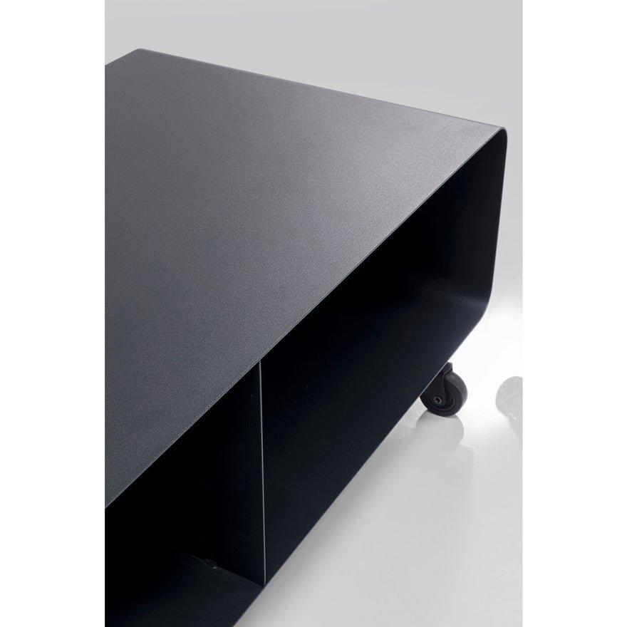 KARE DESIGN Lounge M Mobil TV-bord, m. hjul - gr stl (90x42)
