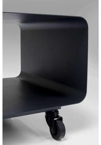 KARE DESIGN Lounge M Mobil TV-bord, m. hjul - gr stl (90x42)