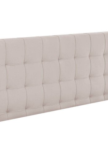 KARE DESIGN Benito Star Cream sengegavl - creme polyester (180x110)