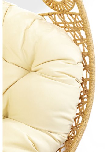 KARE DESIGN Ibiza Nature hngestol - polyester og natur polyrattan/stl