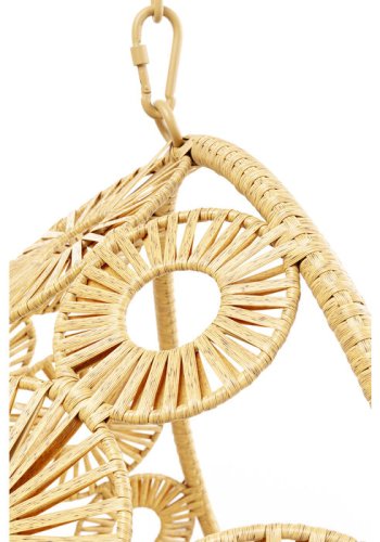 KARE DESIGN Ibiza Nature hngestol - polyester og natur polyrattan/stl