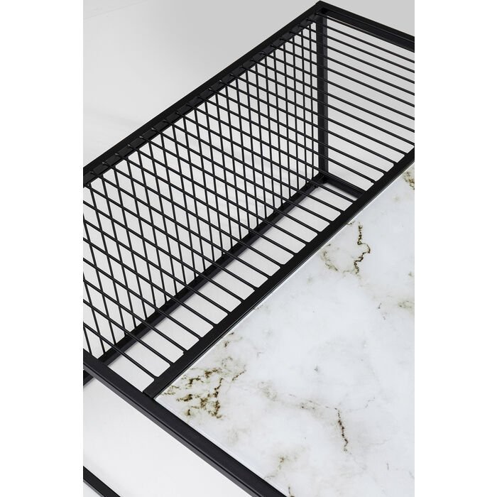 KARE DESIGN Twice sofabord, kvadratisk - glas og stl (80x80)