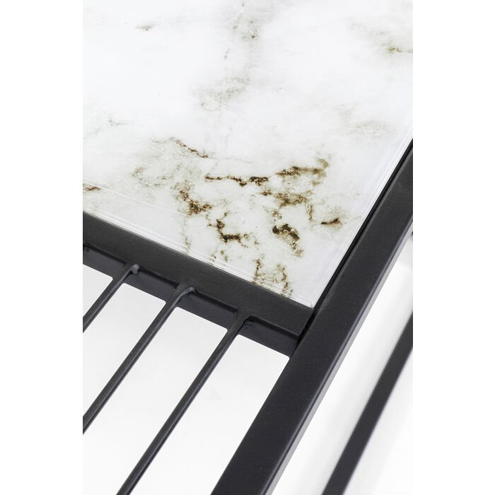 KARE DESIGN Twice sofabord, kvadratisk - glas og stl (80x80)