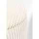 KARE DESIGN Plush skammel, m. opbevaringsplads, rund - creme fljl og guld stl (st af 2)