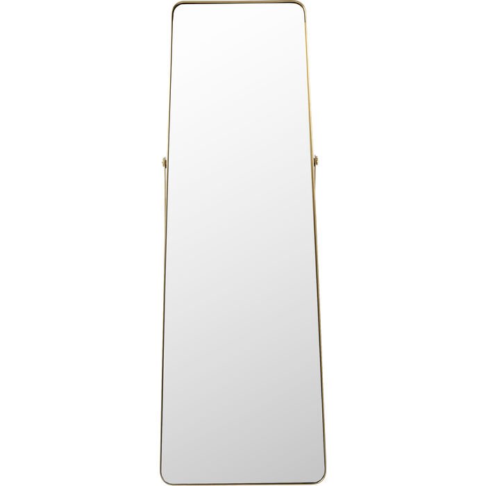 KARE DESIGN Curve Arch Gold gulvspejl, rektangulr - spejlglas og messing stl (55x160)