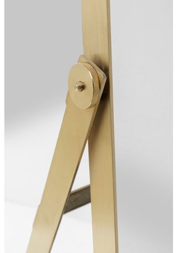 KARE DESIGN Curve Arch Gold gulvspejl, rektangulr - spejlglas og messing stl (55x160)