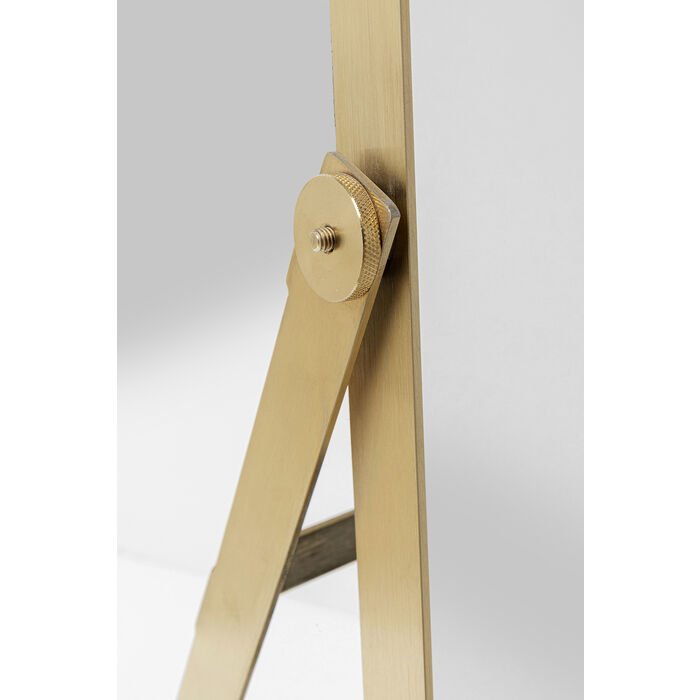 KARE DESIGN Curve Arch Gold gulvspejl, rektangulr - spejlglas og messing stl (55x160)