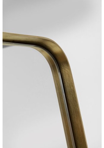 KARE DESIGN Curve Arch Gold gulvspejl, rektangulr - spejlglas og messing stl (55x160)