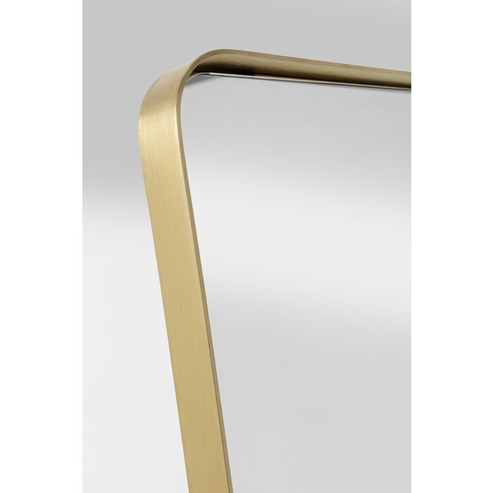KARE DESIGN Curve Arch Gold gulvspejl, rektangulr - spejlglas og messing stl (55x160)