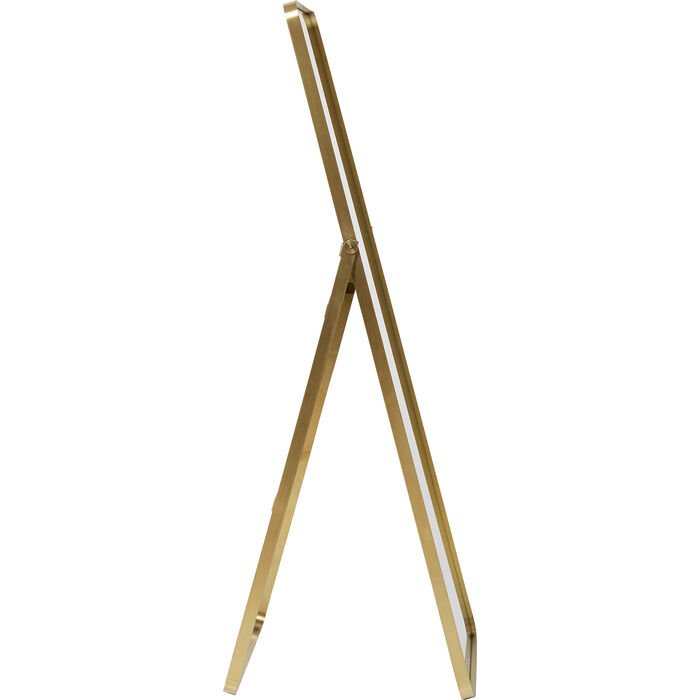 KARE DESIGN Curve Arch Gold gulvspejl, rektangulr - spejlglas og messing stl (55x160)