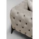KARE DESIGN Bellissima 3 pers. sofa, Chesterfield, m. 2 puder - beige fljl og stl