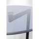 KARE DESIGN Easy Living Black sidebord, rund - glas og sort stl (46)