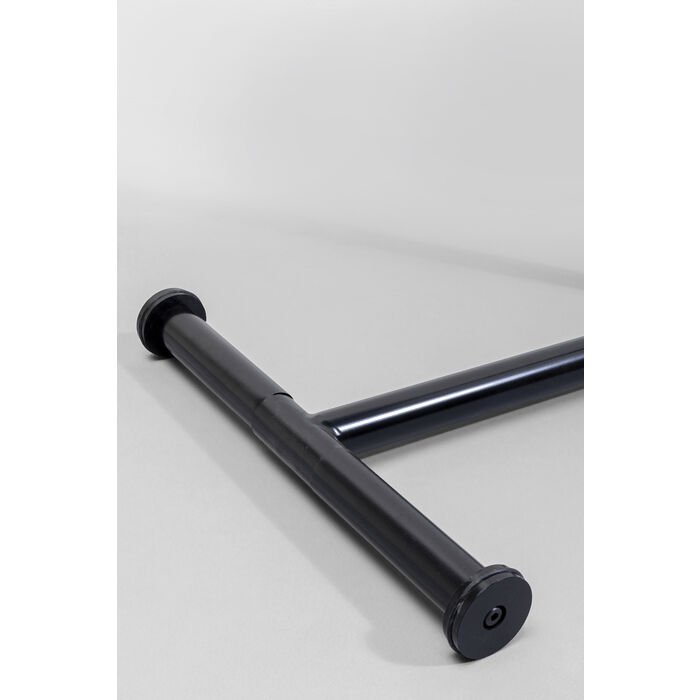 KARE DESIGN Easy Living Black sidebord, rund - glas og sort stl (46)