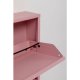 KARE DESIGN Caruso 3 skoskap, m. 3 drer - rosa stl (H:104)