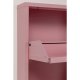 KARE DESIGN Caruso 3 skoskap, m. 3 drer - rosa stl (H:104)