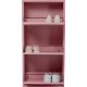 KARE DESIGN Caruso 3 skoskap, m. 3 drer - rosa stl (H:104)