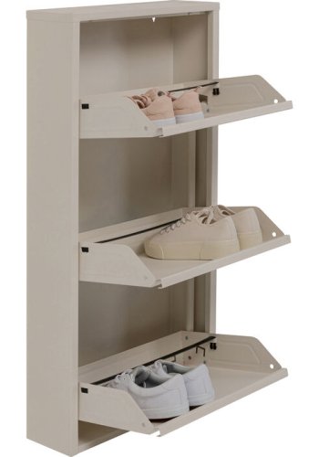 KARE DESIGN Caruso 3 skoskap, m. 3 drer - kremstl (H:104)