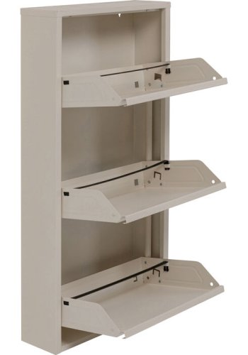 KARE DESIGN Caruso 3 skoskap, m. 3 drer - kremstl (H:104)