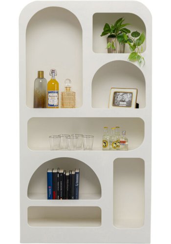 KARE DESIGN Paco vegghylle, rektangulr - hvit MDF (95x180)