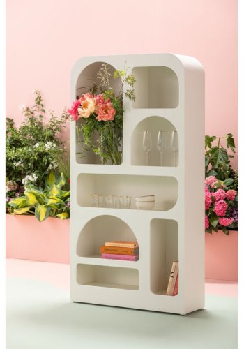 KARE DESIGN Paco vegghylle, rektangulr - hvit MDF (95x180)