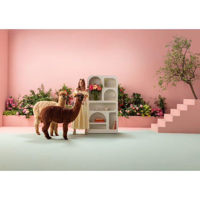 KARE DESIGN Paco vegghylle, rektangulr - hvit MDF (95x180)