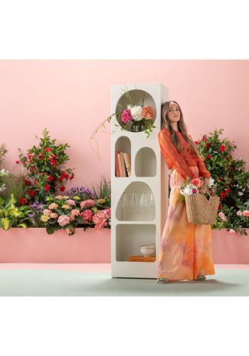 KARE DESIGN Paco vghylde, rektangulr - hvid MDF (48x180)