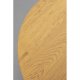 KARE DESIGN Schickeria sofabord, rund - egefarvet laminat og hvid stl (80)