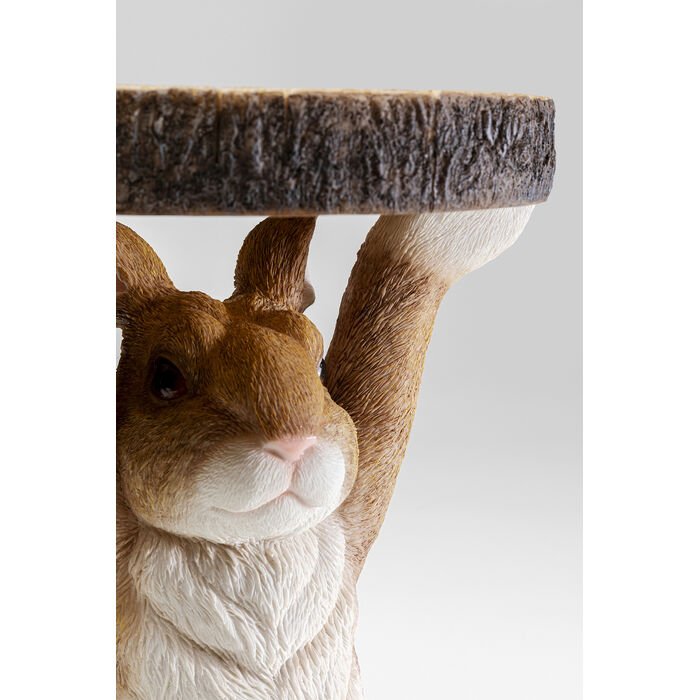 KARE DESIGN Animal Rabbit sidebord, rund - multifarvet polyresin (32)