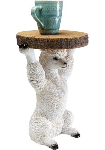 KARE DESIGN Animal Lama sidebord, rund - multifarvet polyresin (32)