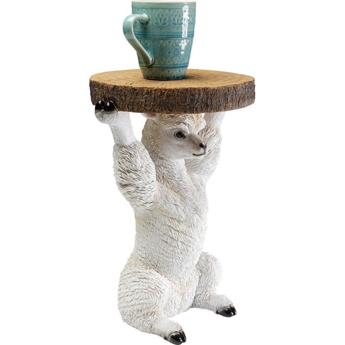 KARE DESIGN Animal Lama sidebord, rund - multifarvet polyresin (32)