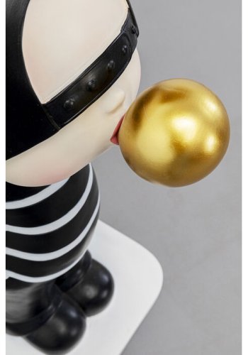 KARE DESIGN Bubble Boy sidebord, rund - messing stl og multifarvet polyresin (42)