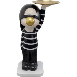 KARE DESIGN Bubble Boy sidobord, runt - mässingsstl och flerfärgat polyresin (42)